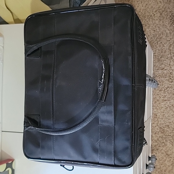 MAC Cosmetics Makeup Travel Case Black Multi Compartments - Picture 10 of 11